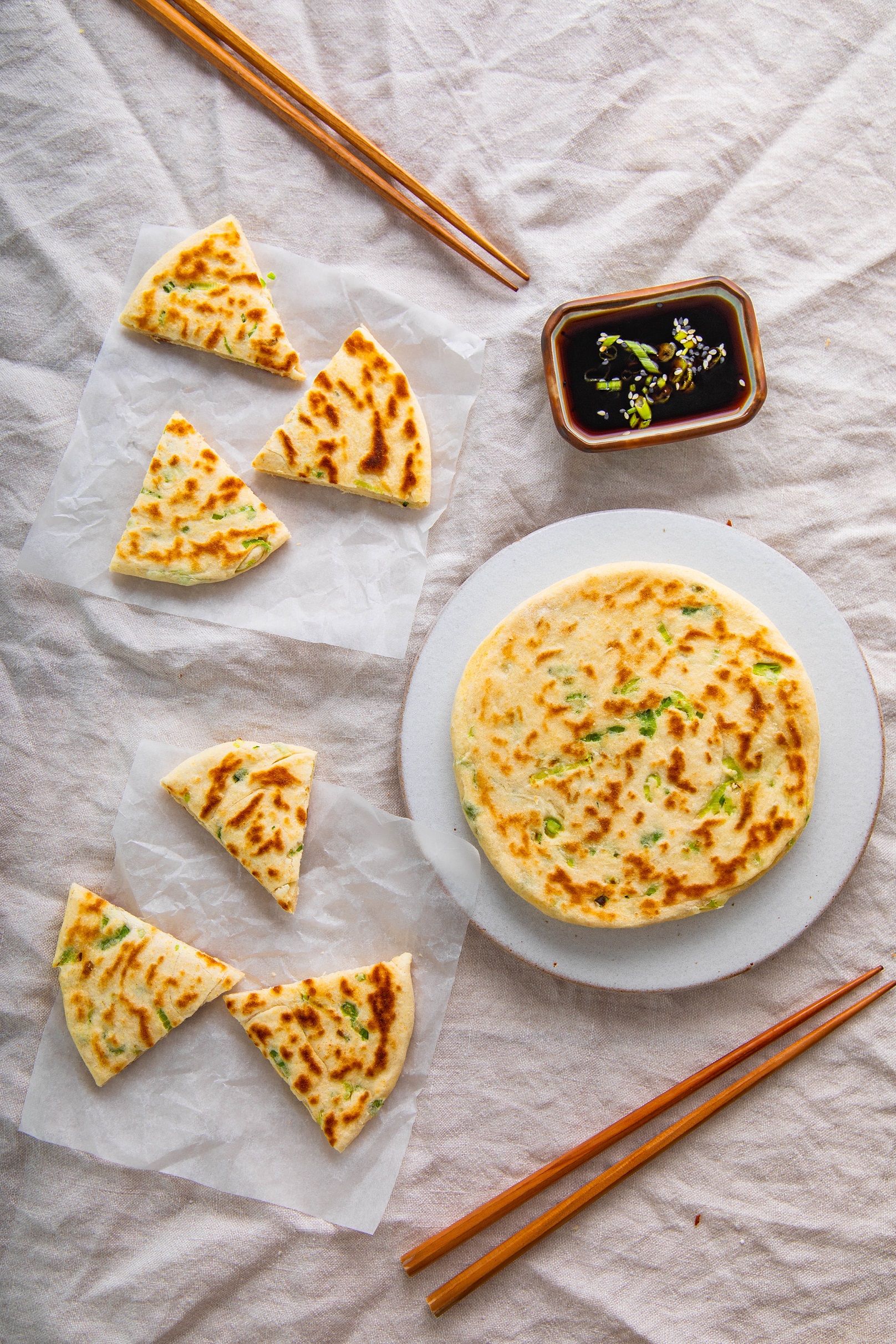 Chinese Spring Onion Pancakes - Wing Yip